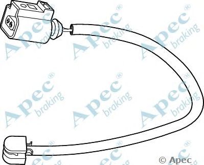 APEC BRAKING wir5247 -  Указатель износа, накладка тормозной колодки